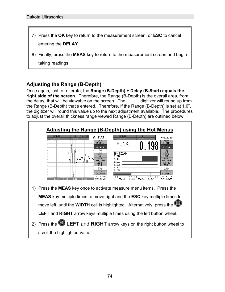 Dakota Ultrasonics DFX-8 plus MANUAL2 User Manual | Page 78 / 183