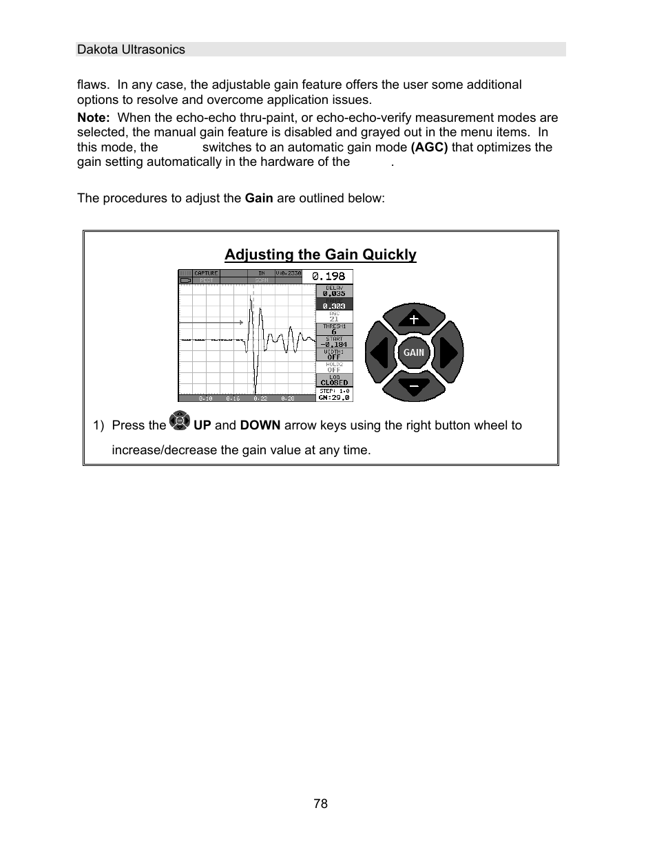 Dakota Ultrasonics DFX-8 plus MANUAL2 User Manual | Page 82 / 183