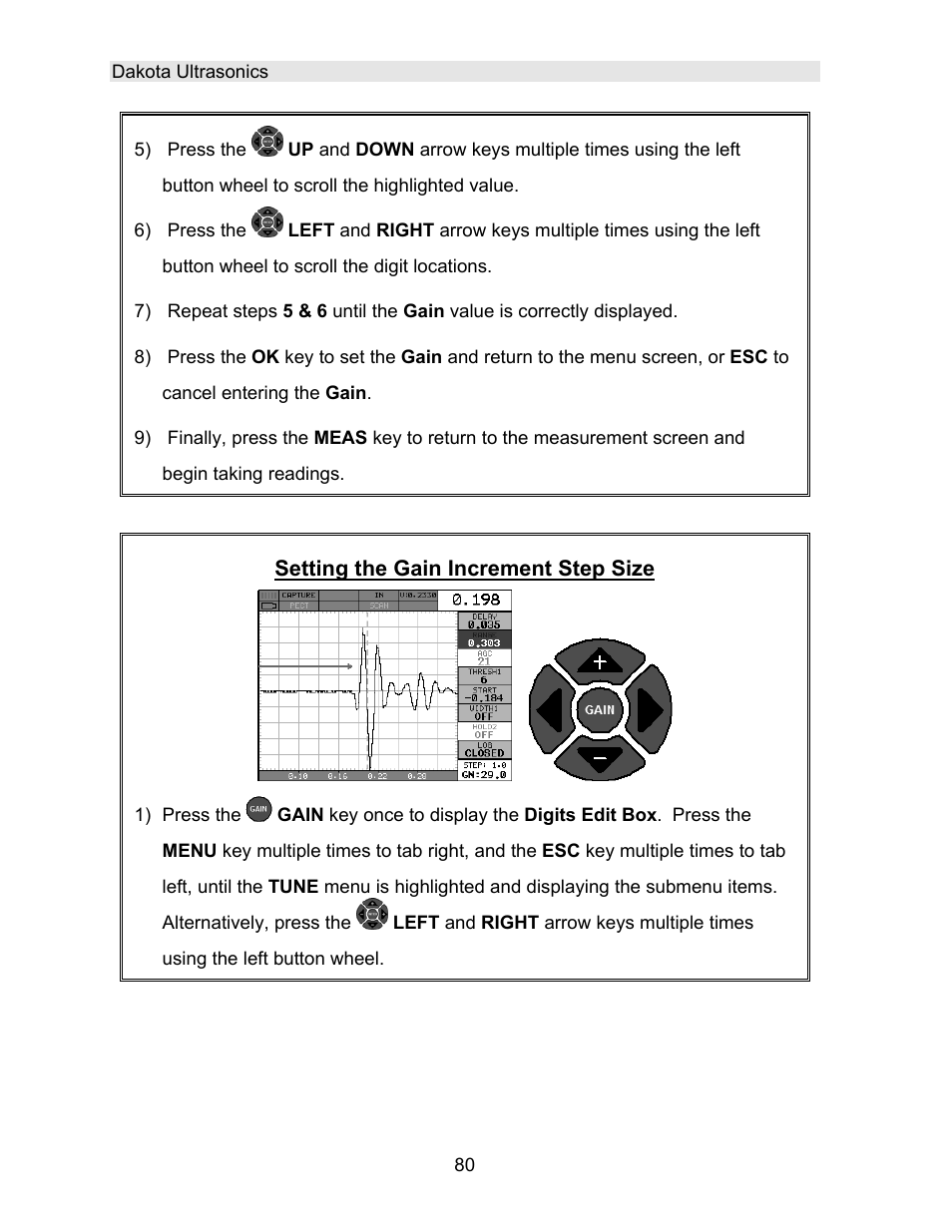 Dakota Ultrasonics DFX-8 plus MANUAL2 User Manual | Page 84 / 183