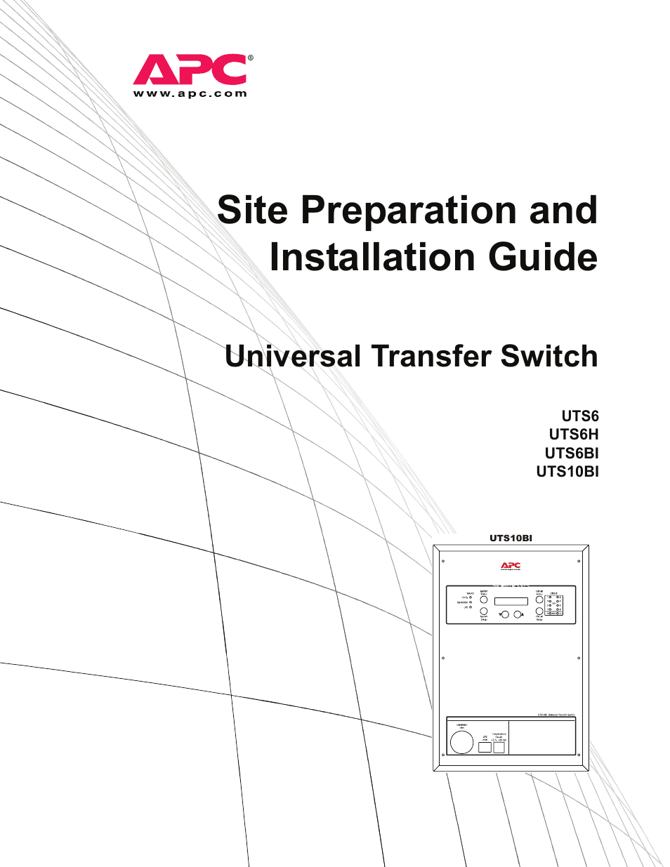 APC UTS6BI User Manual | 30 pages