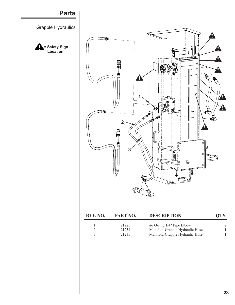 Parts | Danuser LM40 Hammer User Manual | Page 23 / 30