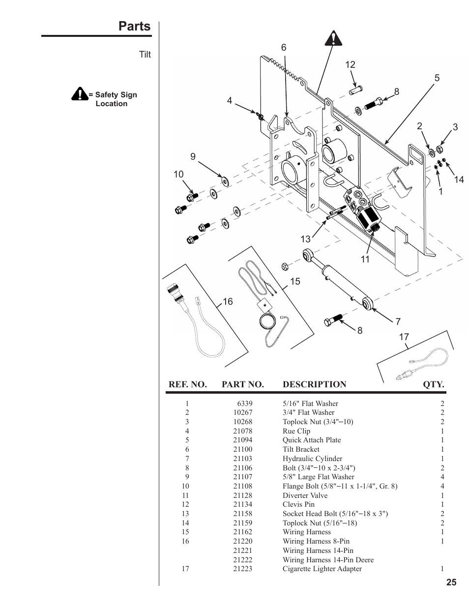 Parts | Danuser SM40 Hammer User Manual | Page 25 / 30