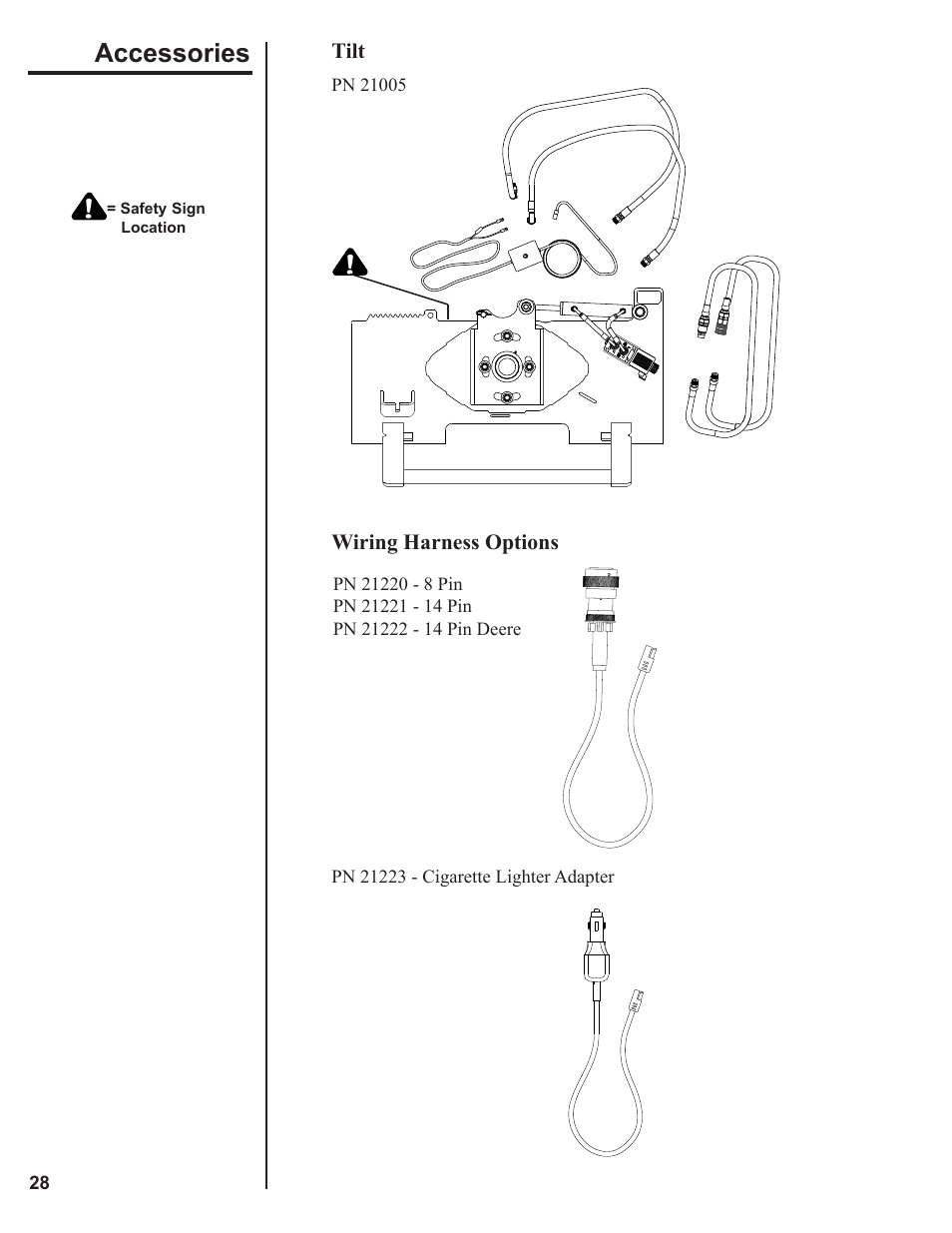 Accessories | Danuser SM40 Hammer User Manual | Page 28 / 30