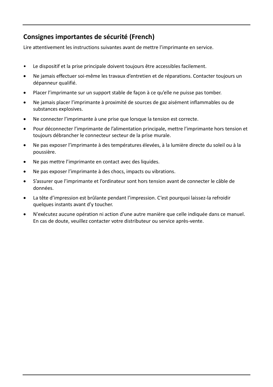 Consignes importantes de sécurité (french) | Dascom DM-220 User Guide User Manual | Page 4 / 53