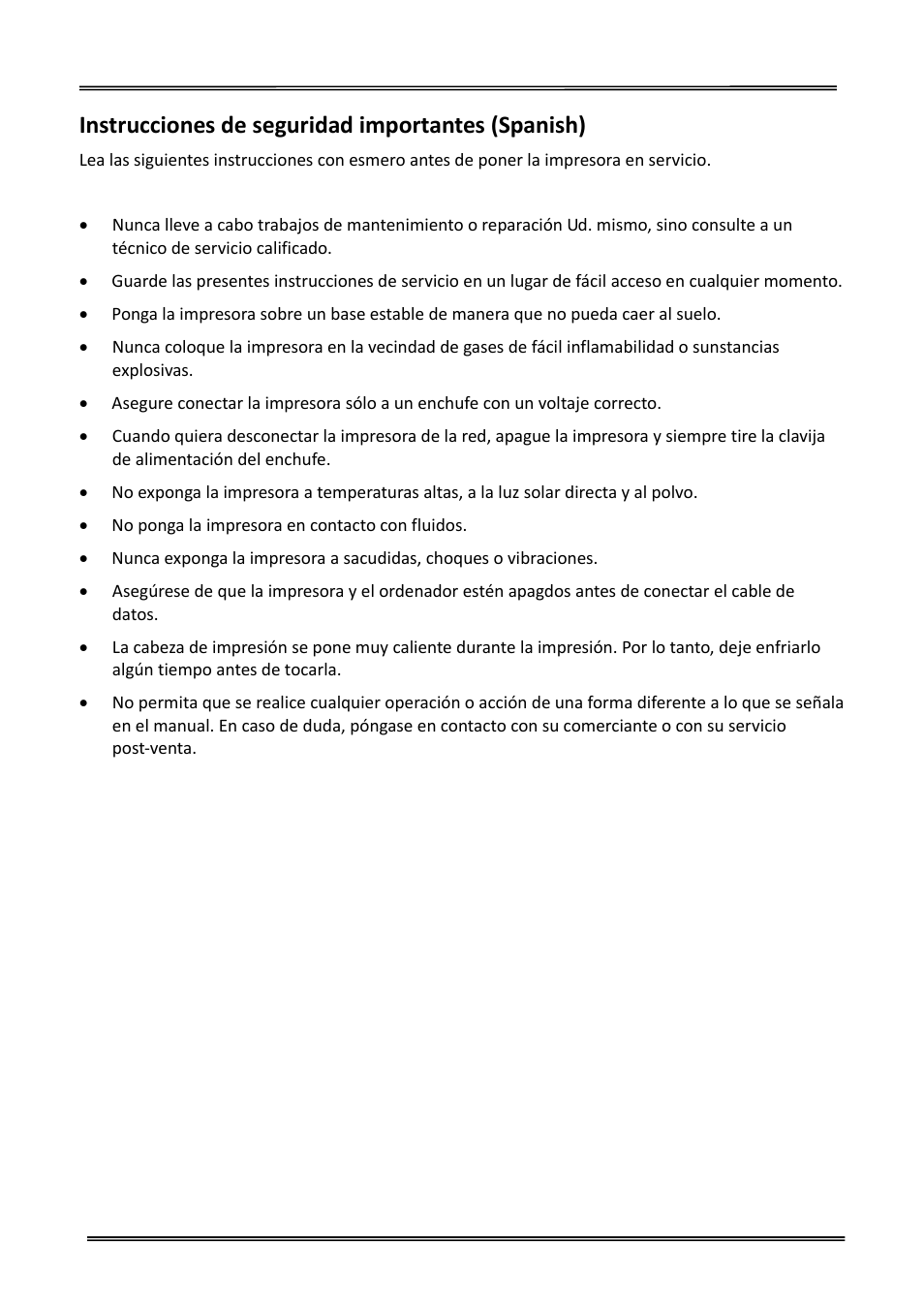 Instrucciones de seguridad importantes (spanish) | Dascom DT-230 User Guide User Manual | Page 6 / 64