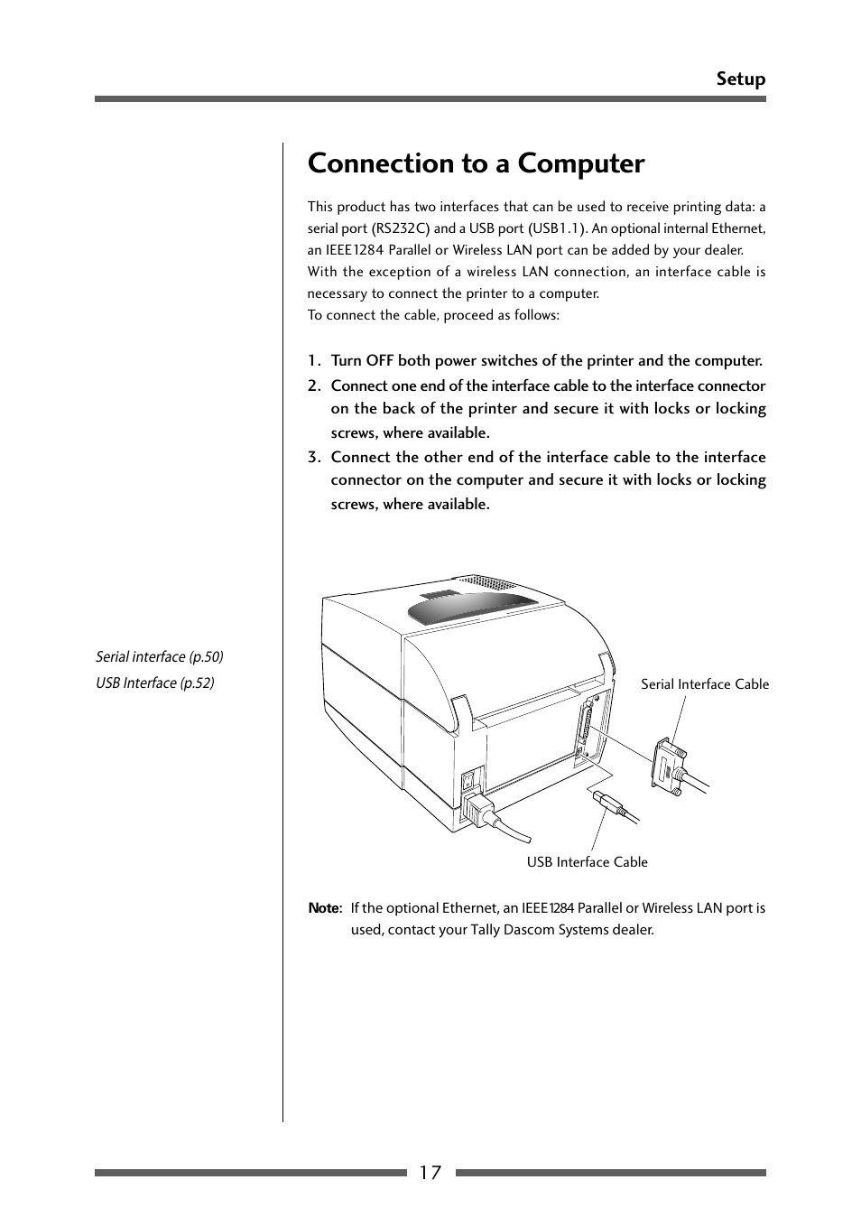 Connection to a computer | Dascom 7106 User Guide User Manual | Page 17 / 56