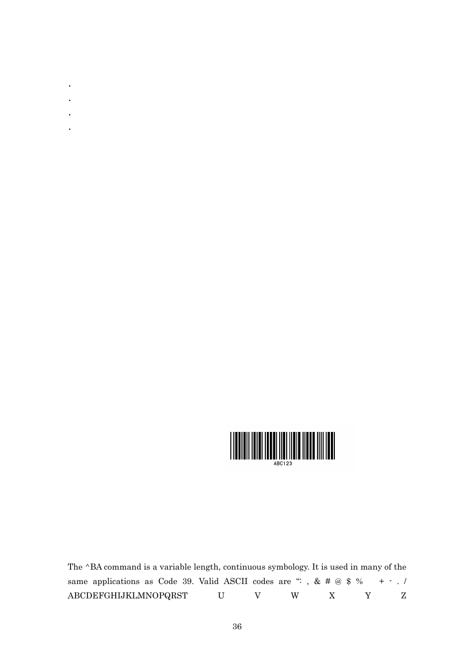Code 93 bar code | Dascom 7010 Programmers Manual ZPL User Manual | Page 36 / 76