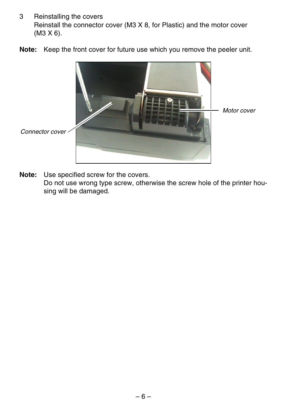 Dascom 7206 Peeler Installation and User Guide User Manual | Page 6 / 14