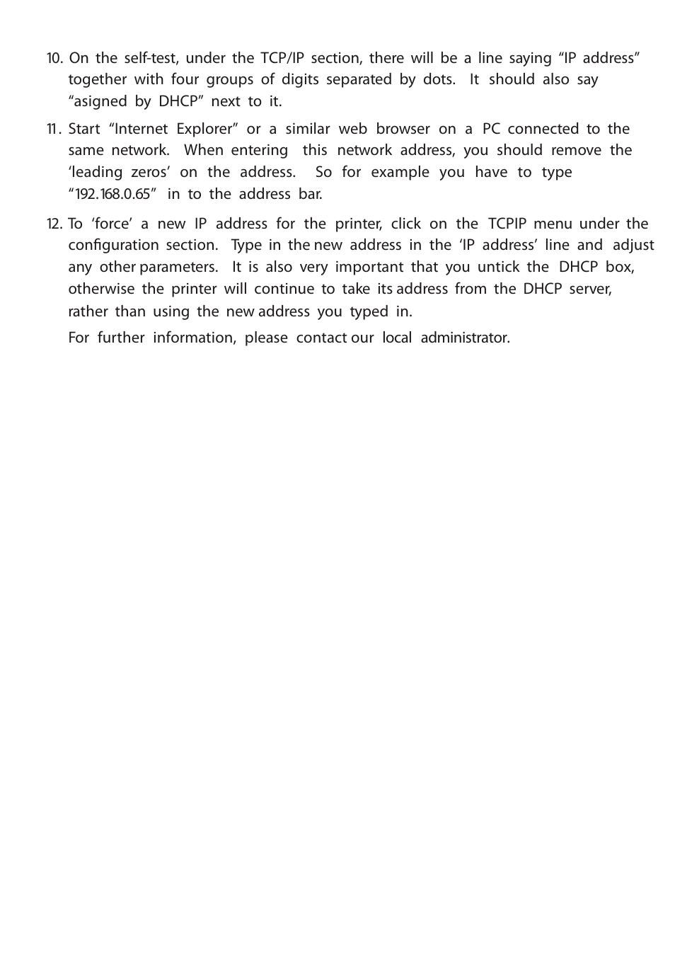 Dascom 7206 Ethernet Installation Guide User Manual | Page 7 / 8