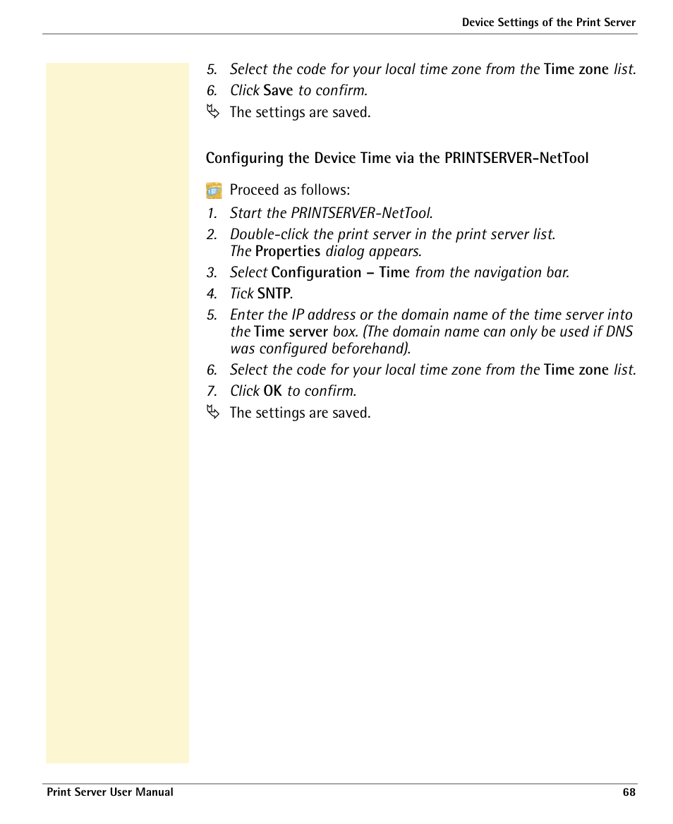 Dascom 7010 PrintServer Manual User Manual | Page 68 / 238