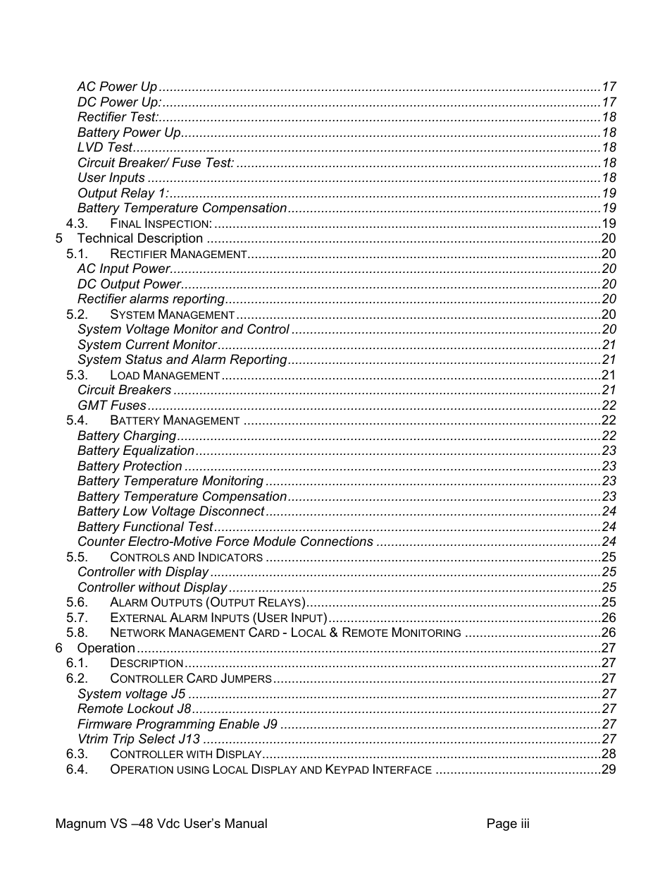 APC VS 50 User Manual | Page 3 / 65