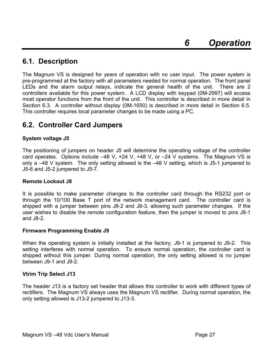 6 operation | APC VS 50 User Manual | Page 32 / 65