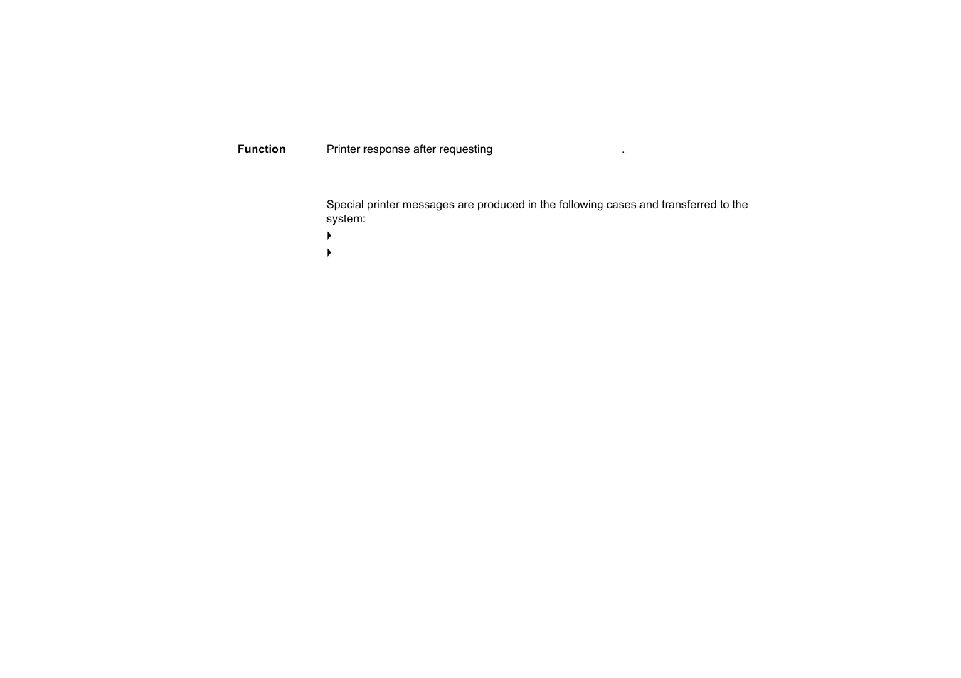 Special printer messages | Dascom T5040 Programmers Application Manual User Manual | Page 10 / 12