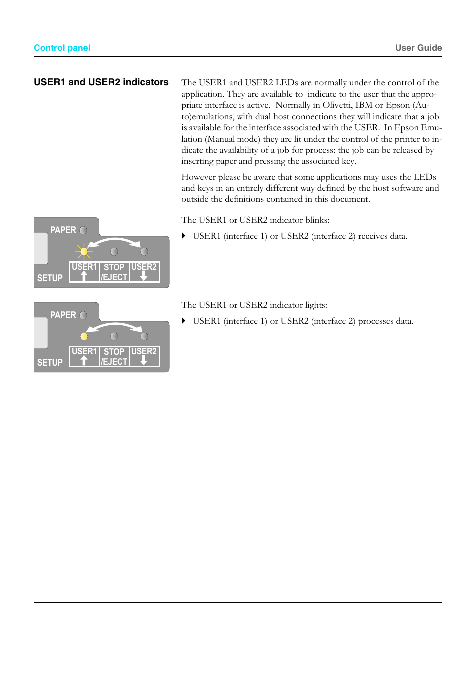 User1 and user2 indicators | Dascom T5040 User Guide User Manual | Page 32 / 146