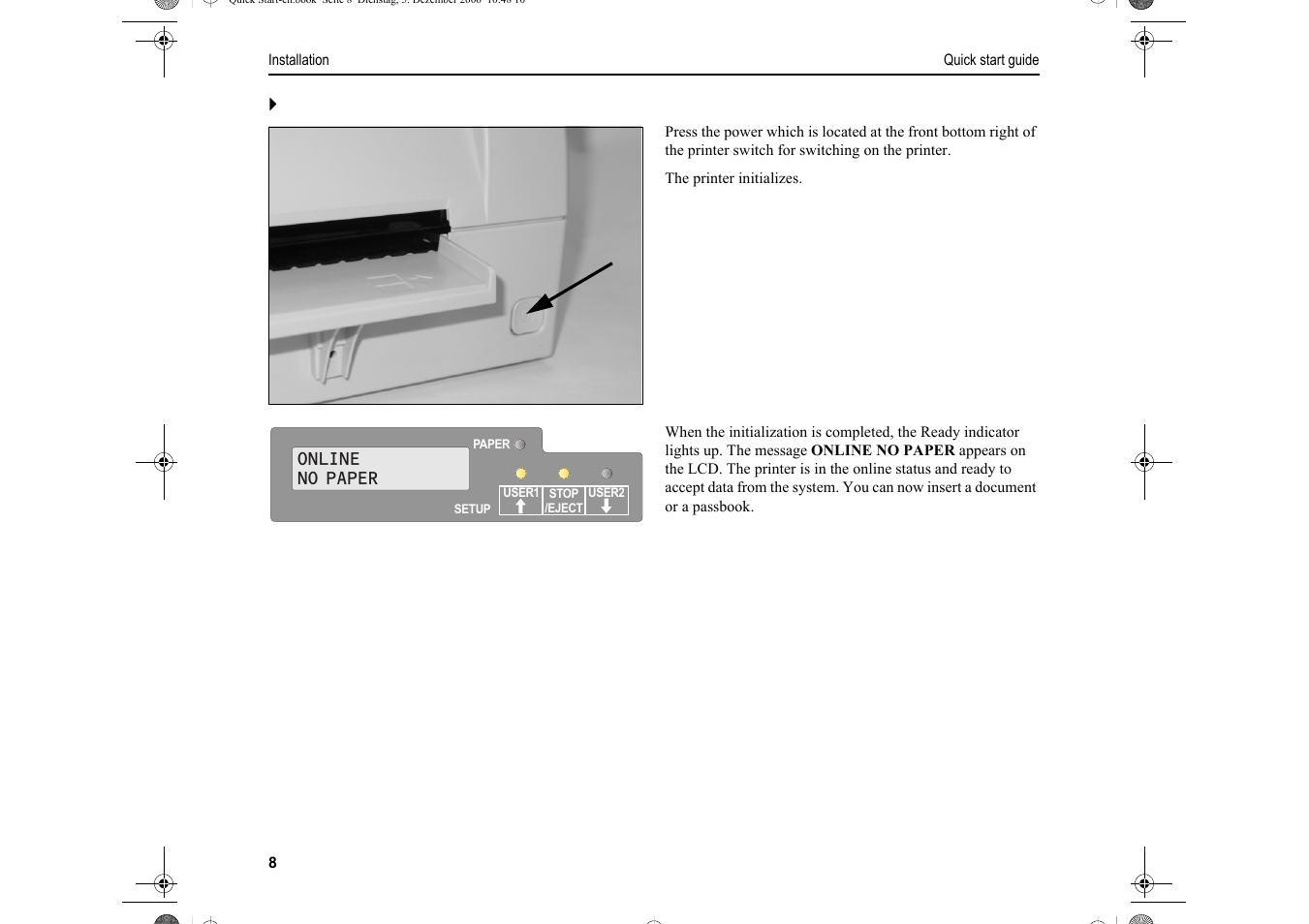 Online no paper | Dascom T5040 Quick Start Guide User Manual | Page 12 / 28