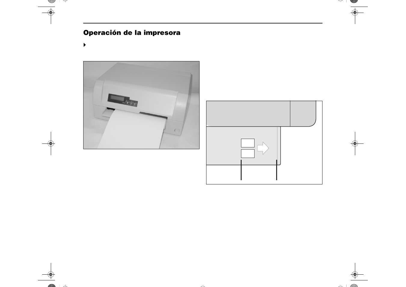 Operación de la impresora | Dascom T5040 Quick Start Guide User Manual | Page 110 / 124