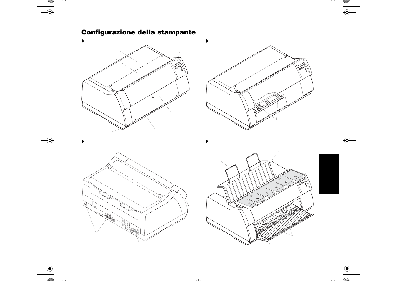 Configurazione della stampante | Dascom LA650+ Quick Start Guide User Manual | Page 111 / 176