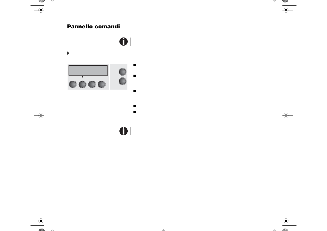 Pannello comandi | Dascom LA650+ Quick Start Guide User Manual | Page 116 / 176