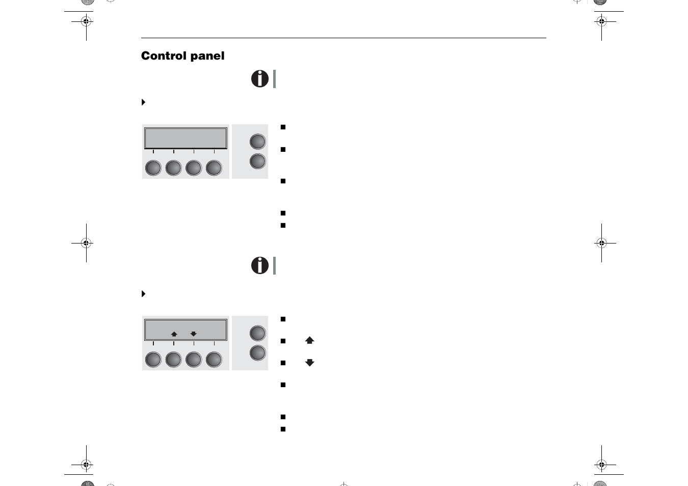 Control panel | Dascom LA650+ Quick Start Guide User Manual | Page 12 / 176