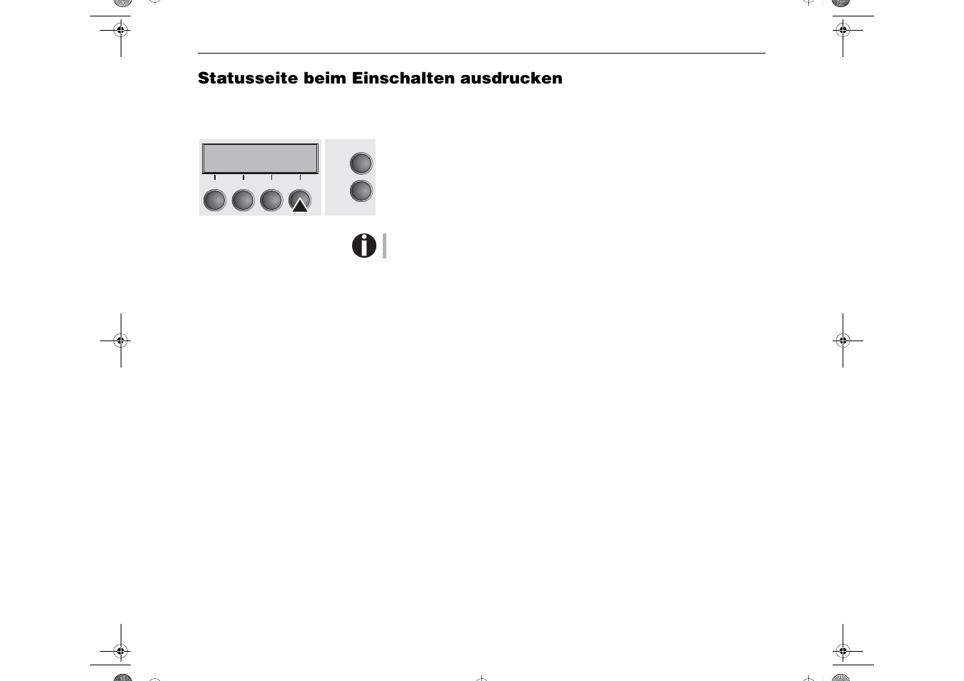 Statusseite beim einschalten ausdrucken | Dascom LA650+ Quick Start Guide User Manual | Page 68 / 176