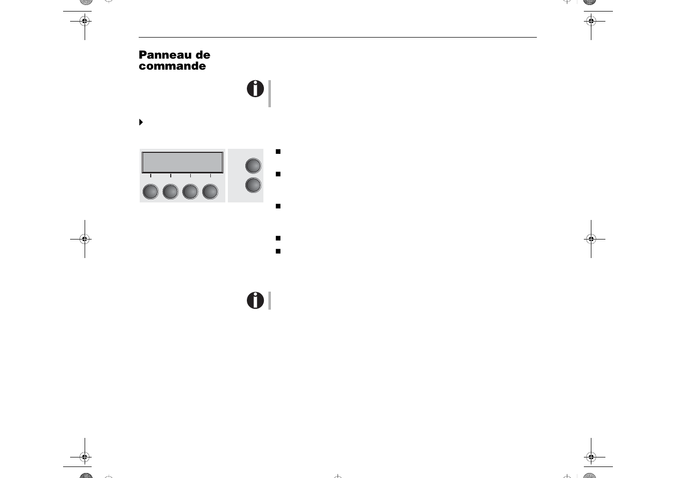 Panneau de commande | Dascom LA650+ Quick Start Guide User Manual | Page 82 / 176