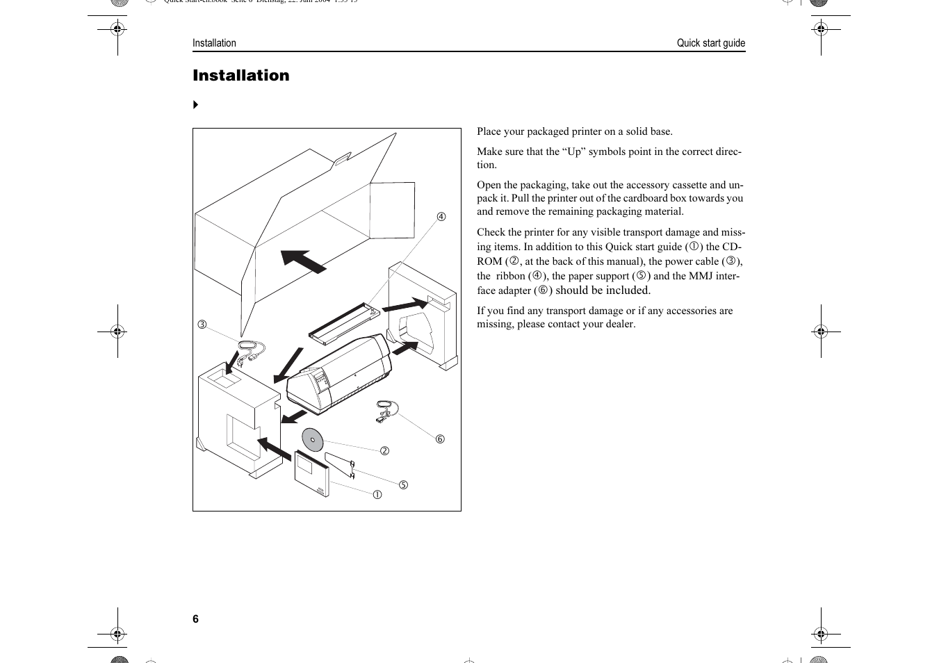 Installation | Dascom LA550W Quick Start Guide User Manual | Page 8 / 156