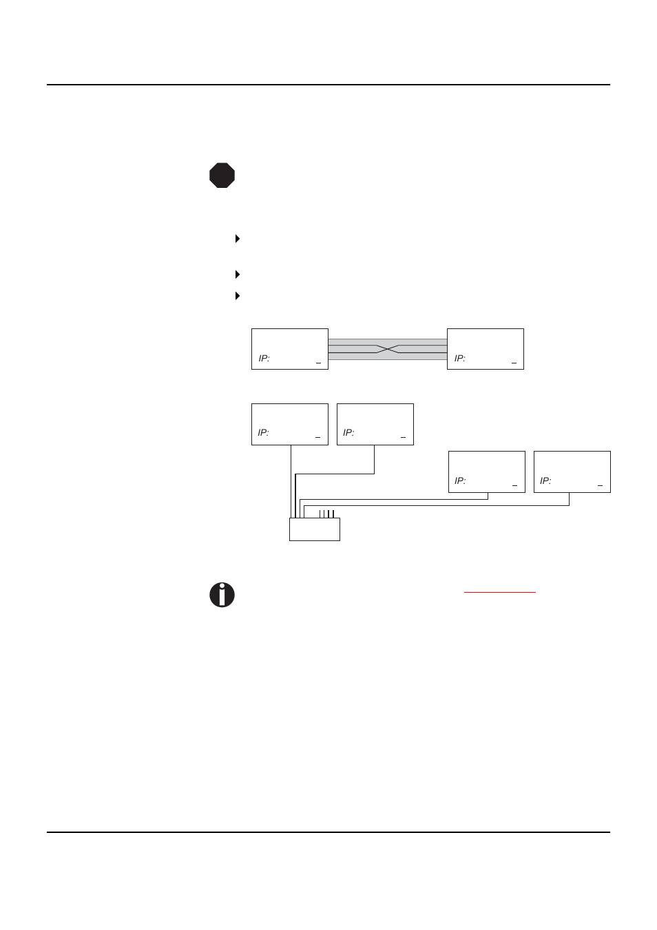 Physical printer port in ethernet with tcp/ip, Example of several devices in an ethernet | Dascom LA550W User Guide User Manual | Page 137 / 146