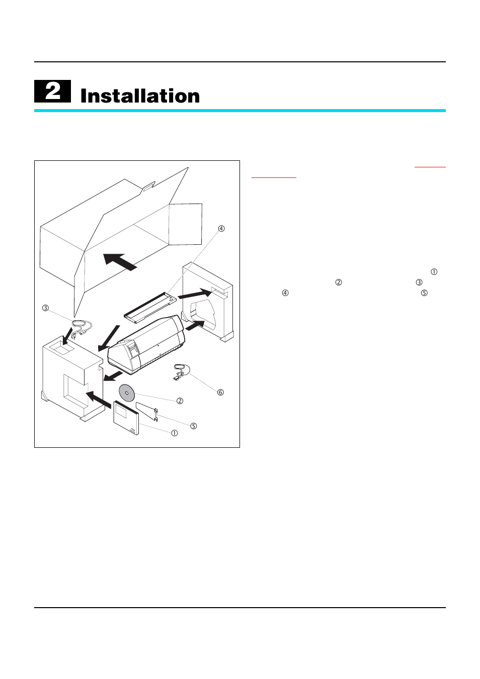 Installation, Unpacking the printer | Dascom LA550W User Guide User Manual | Page 14 / 146