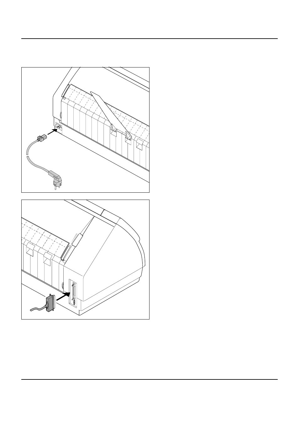 Connecting the printer | Dascom LA550W User Guide User Manual | Page 17 / 146