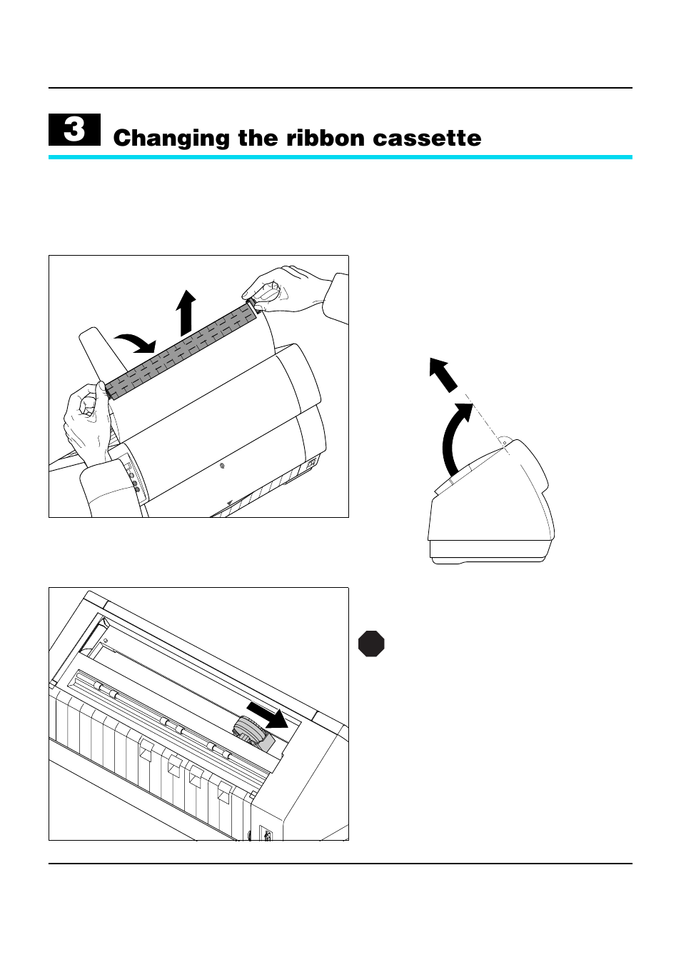 Changing the ribbon cassette, Chapter 3, Provides | Dascom LA550W User Guide User Manual | Page 19 / 146