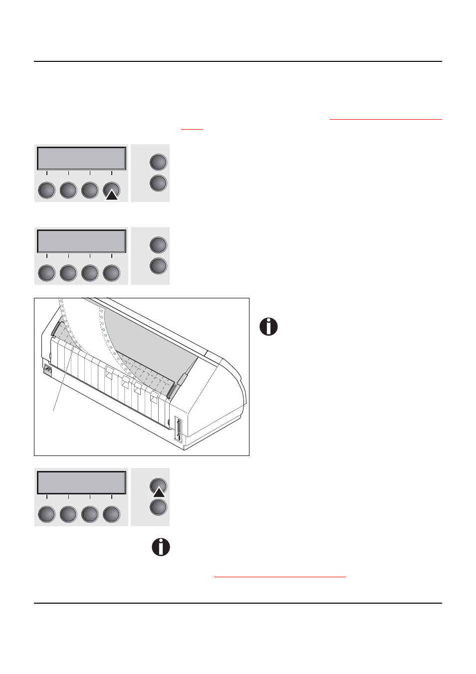 Moving the paper to the tear position | Dascom LA550W User Guide User Manual | Page 43 / 146