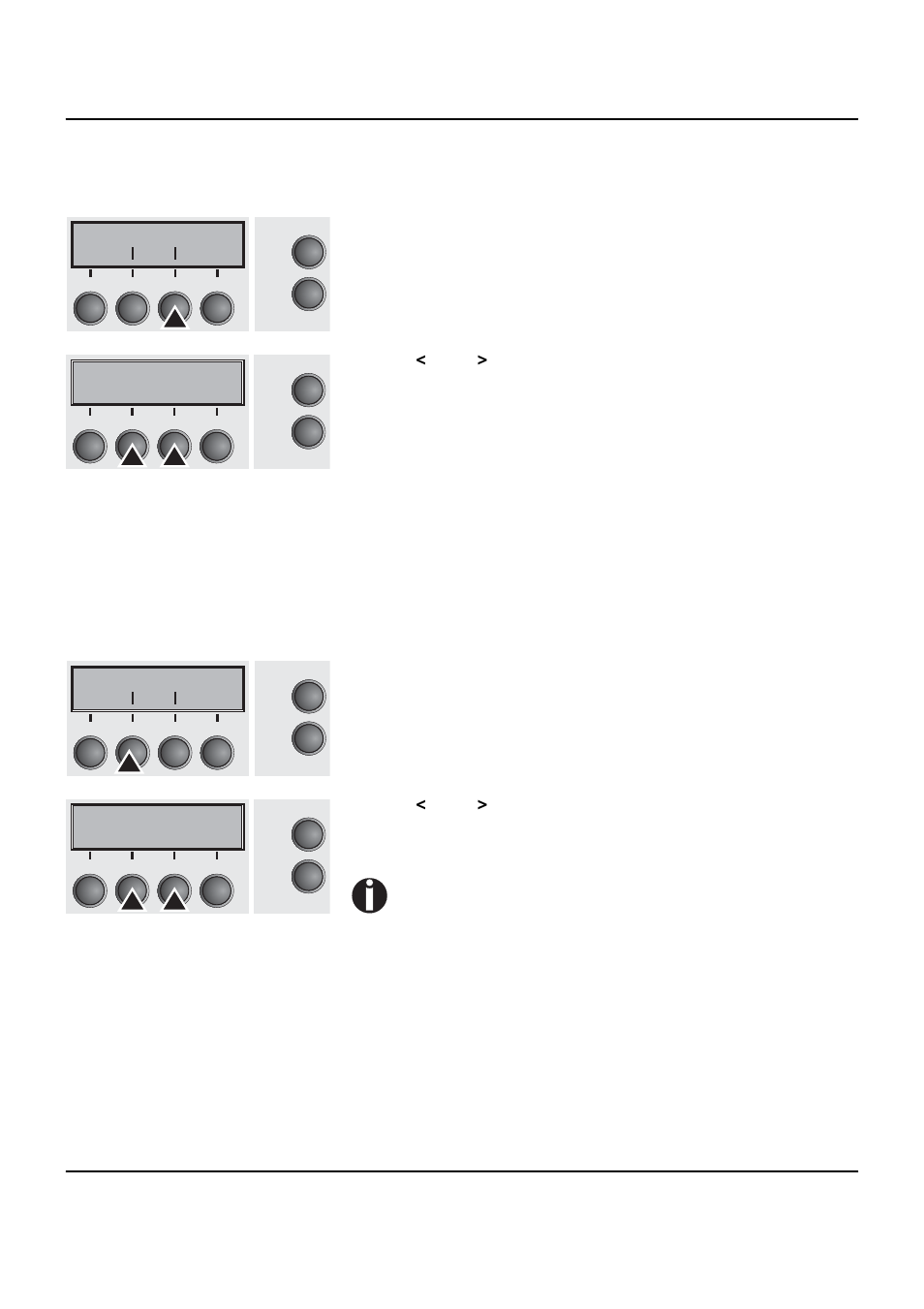 Selecting interface (interf.), Interface buffer (buffer) | Dascom LA550W User Guide User Manual | Page 64 / 146