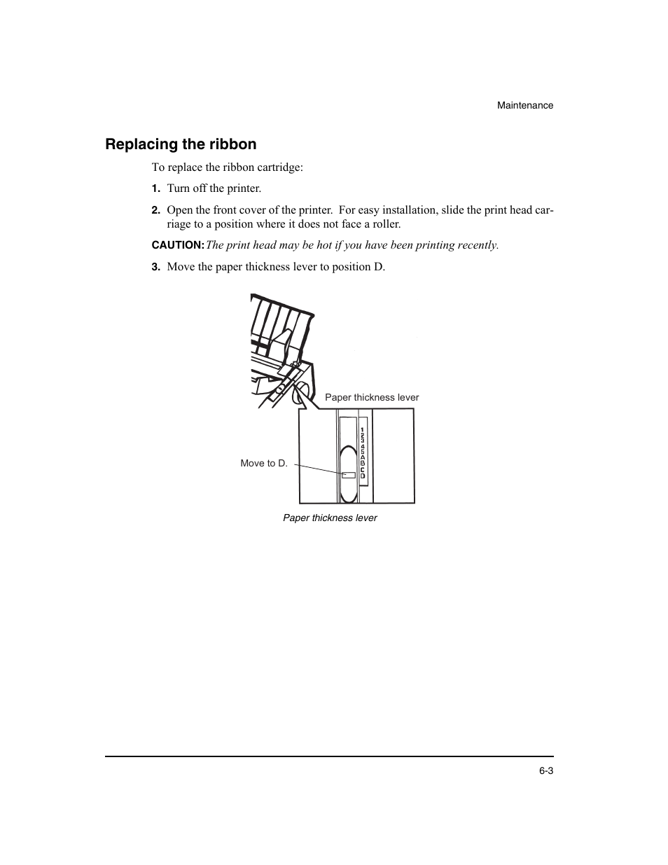 Replacing the ribbon | Dascom LA48N/LA48W User Guide User Manual | Page 107 / 206