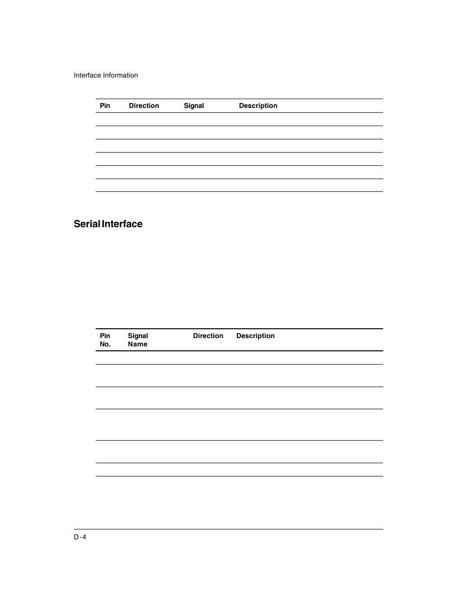 Serial interface | Dascom LA48N/LA48W User Guide User Manual | Page 170 / 206
