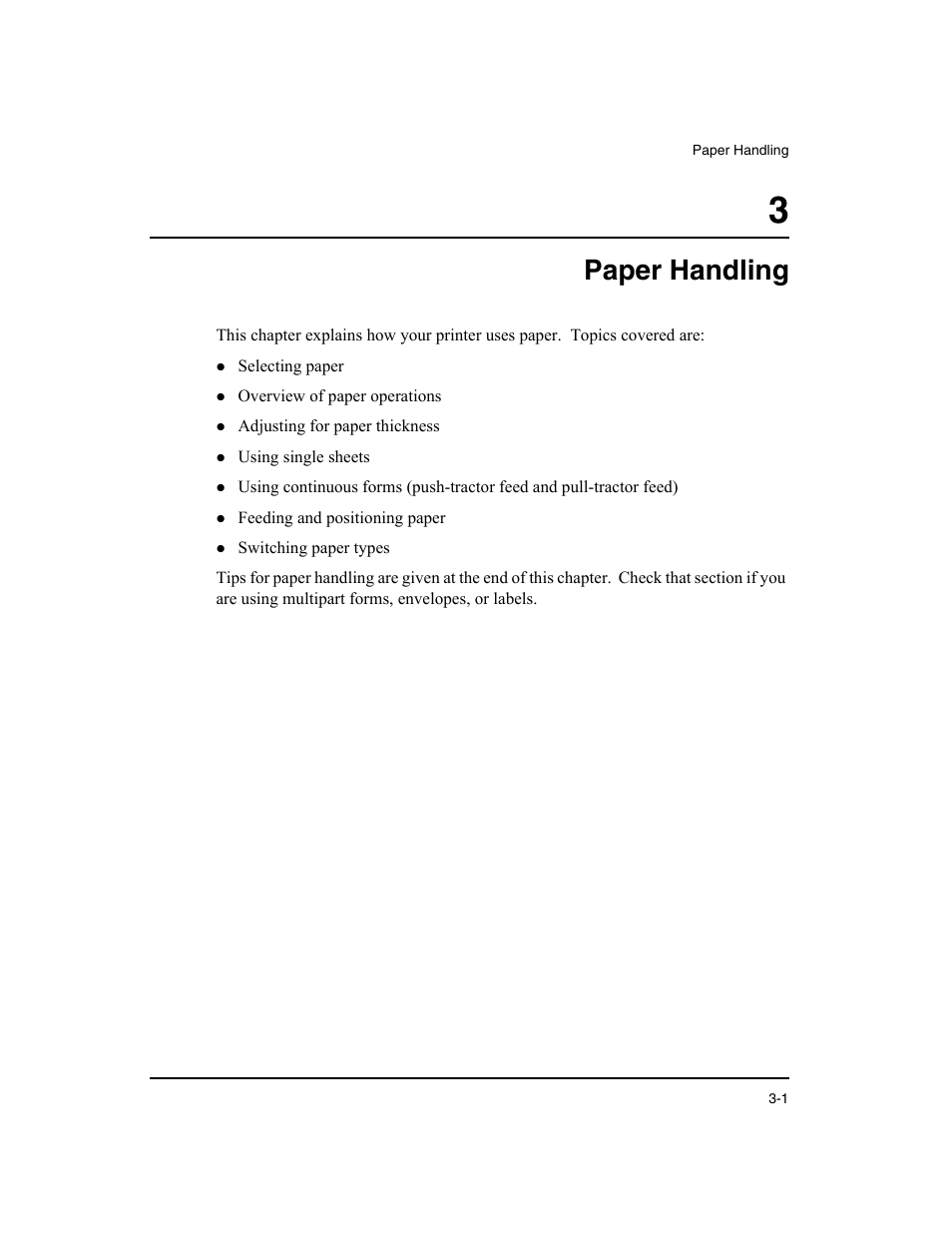 Paper handling | Dascom LA48N/LA48W User Guide User Manual | Page 33 / 206
