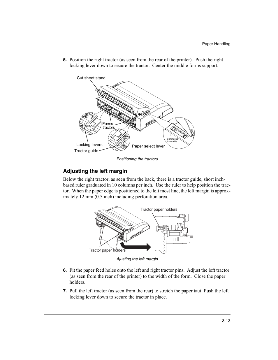 Adjusting the left margin | Dascom LA48N/LA48W User Guide User Manual | Page 45 / 206