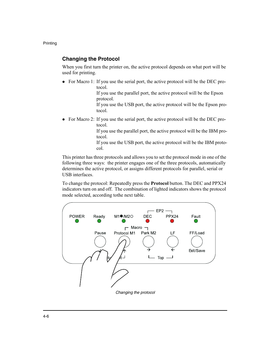 Changing the protocol | Dascom LA48N/LA48W User Guide User Manual | Page 62 / 206