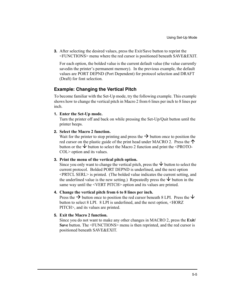 Example: changing the vertical pitch | Dascom LA48N/LA48W User Guide User Manual | Page 71 / 206
