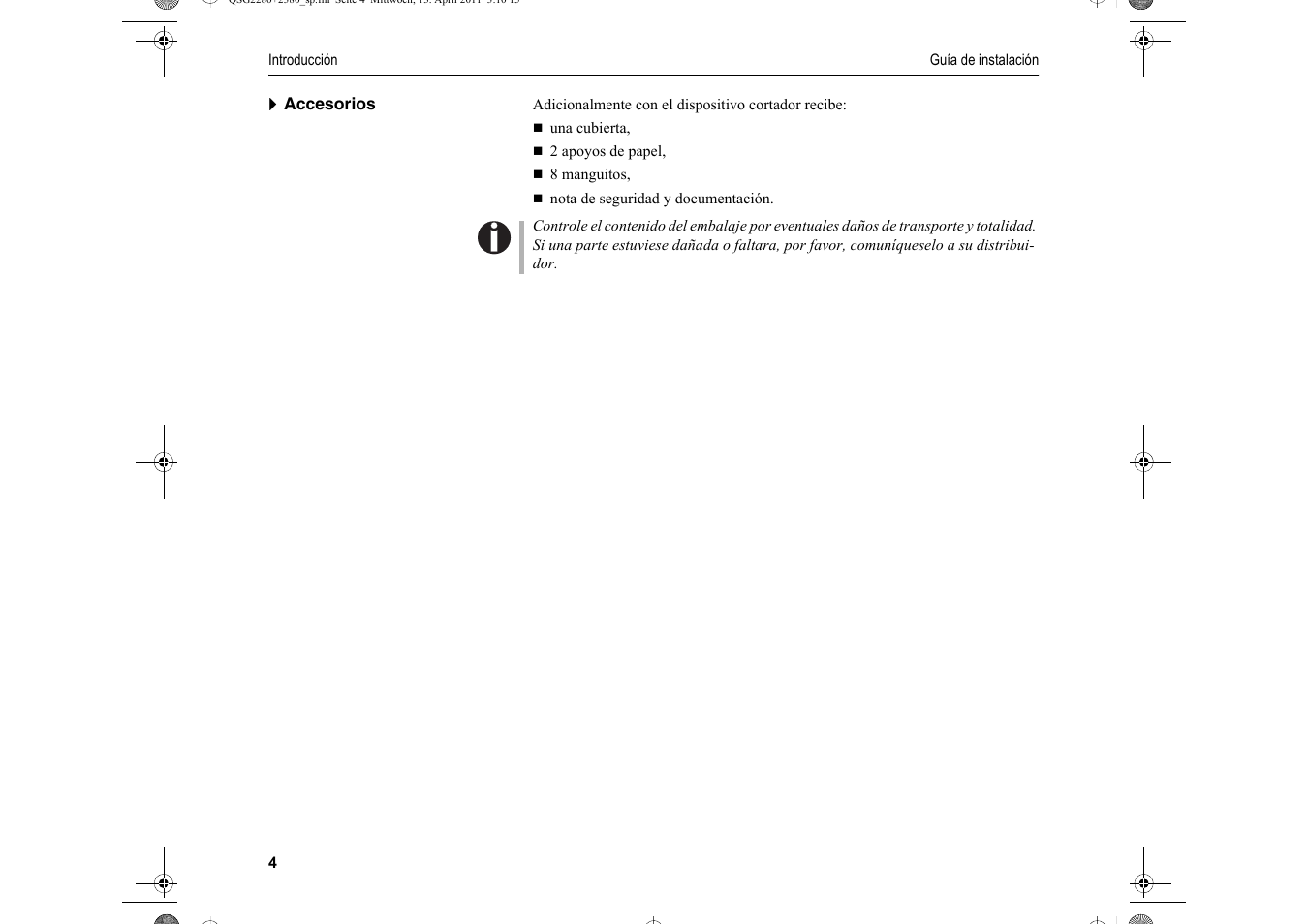 Dascom T2265+ Quick Installation Guide Cutting Device User Manual | Page 110 / 134