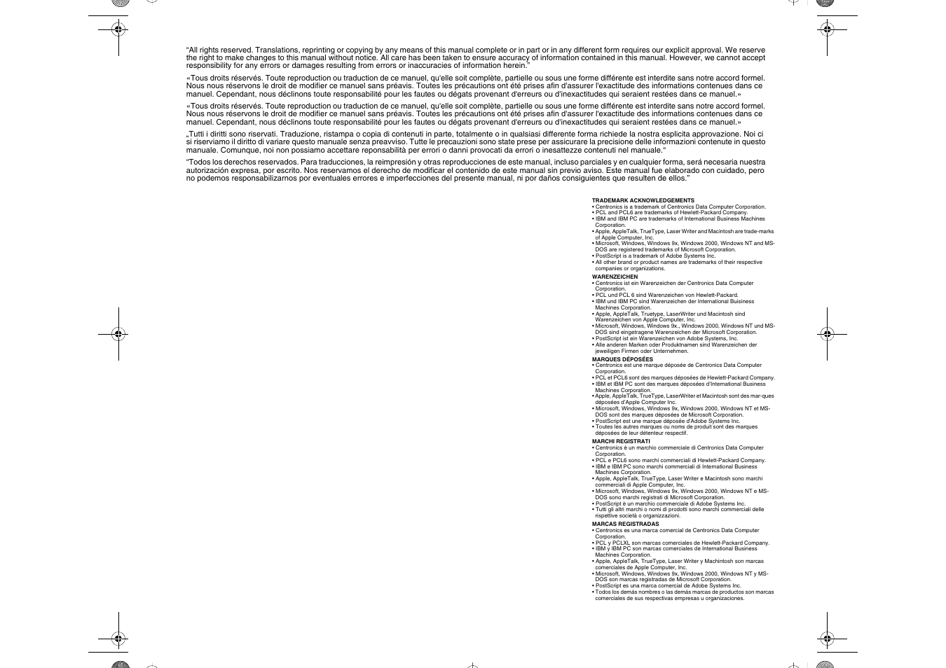 Dascom T2265+ Quick Installation Guide Cutting Device User Manual | Page 133 / 134