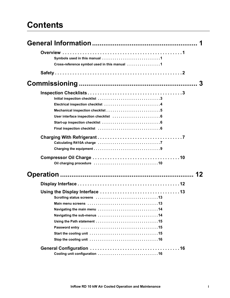 APC IN ROW RD ACRD101 User Manual | Page 5 / 56
