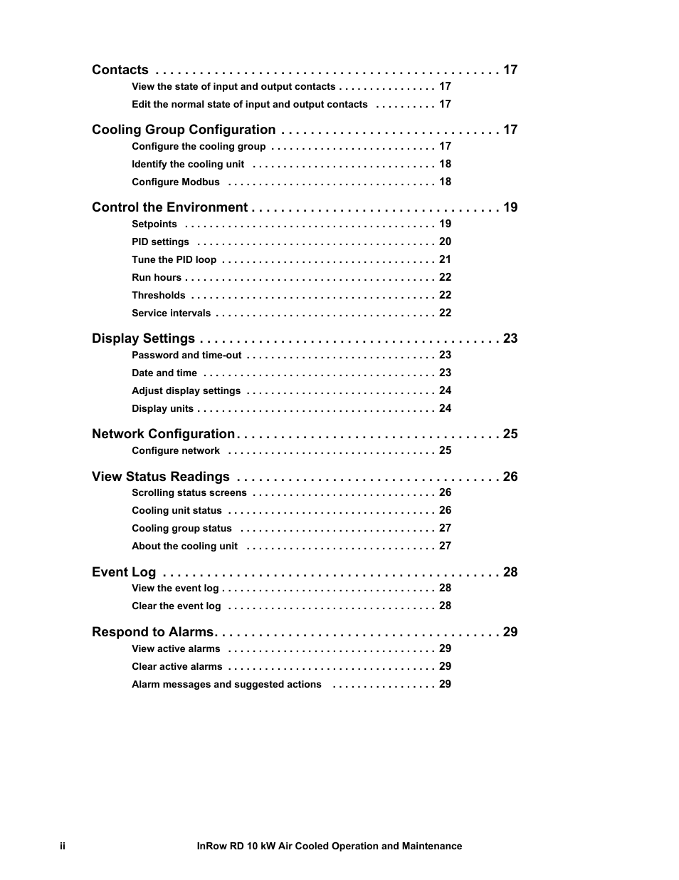 APC IN ROW RD ACRD101 User Manual | Page 6 / 56