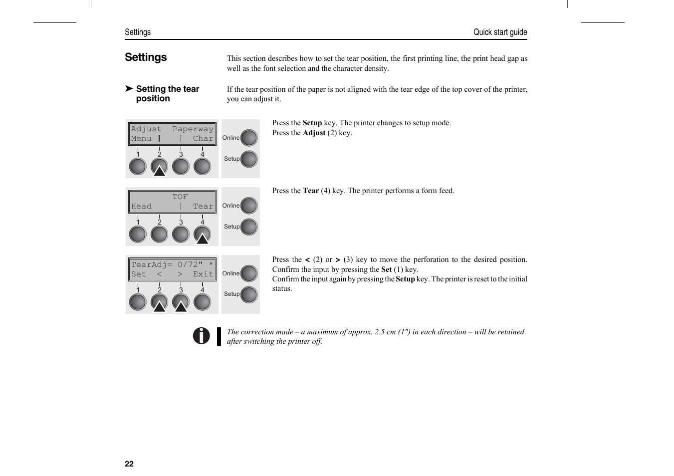 Settings | Dascom T2280+2T Quick Start Guide User Manual | Page 24 / 32