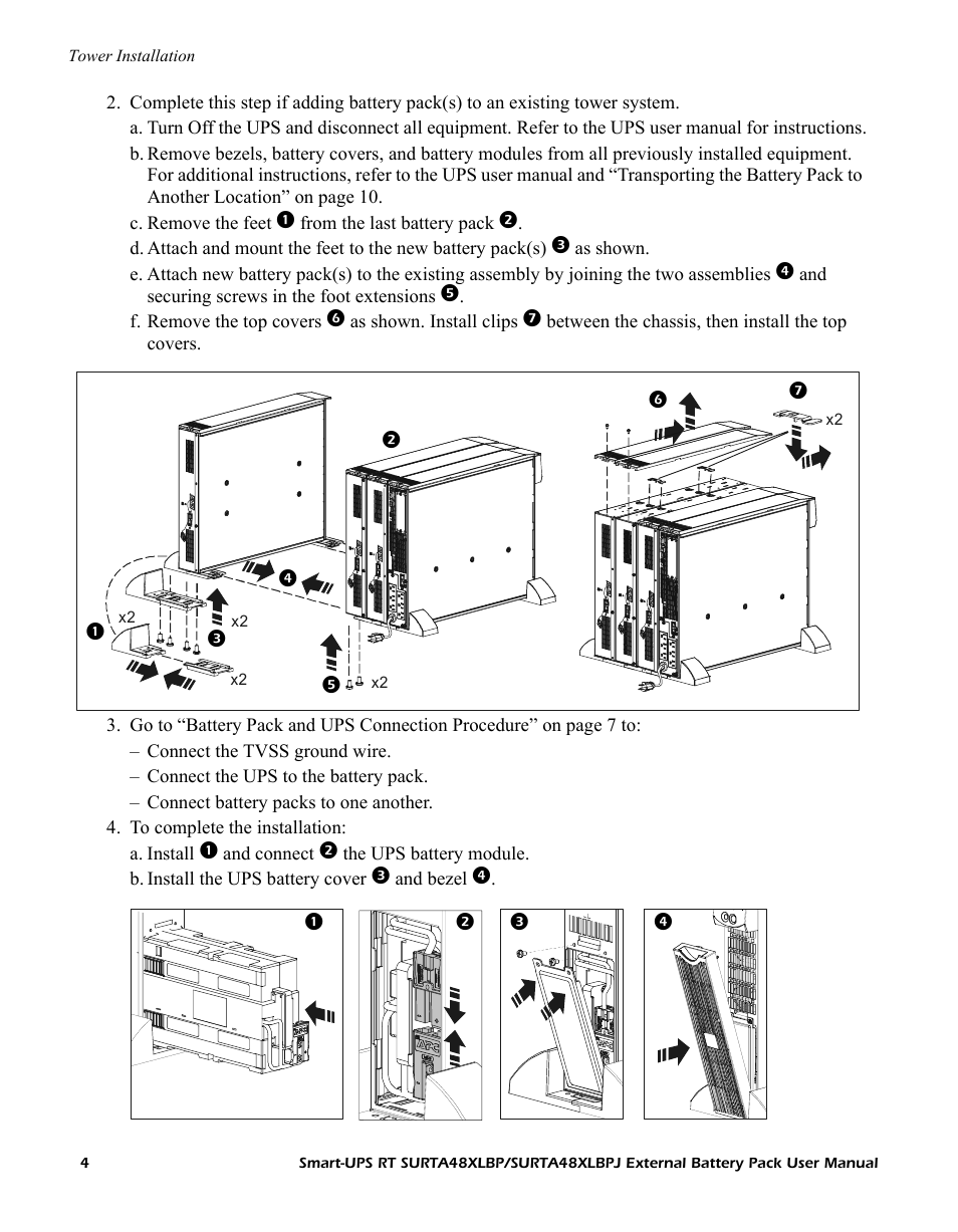 APC SMART-UPS RT SURTA48XLBPJ User Manual | Page 4 / 12
