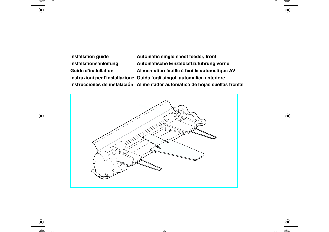 Dascom T2280+ User Guide Automatic Sheet Feeder, Front User Manual | 24 pages