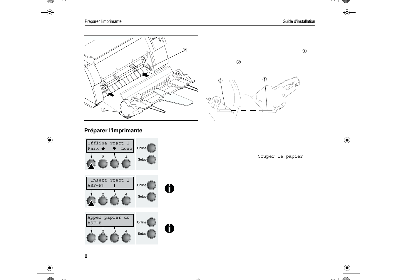Dascom T2280+ User Guide Automatic Sheet Feeder, Front User Manual | Page 12 / 24