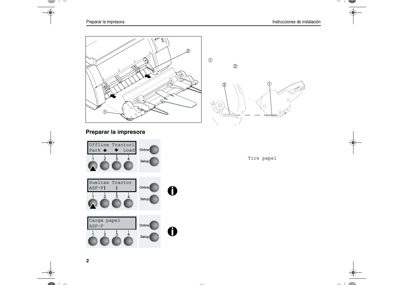 Dascom T2280+ User Guide Automatic Sheet Feeder, Front User Manual | Page 20 / 24