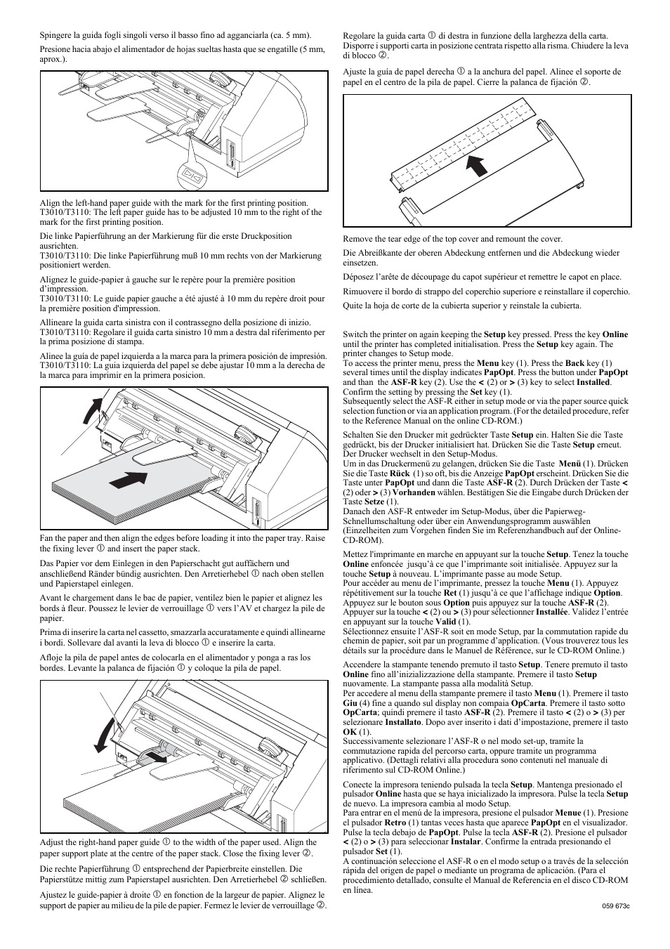 Dascom T2150 Installation Guide Automatic Sheet Feeder Rear User Manual | Page 2 / 2