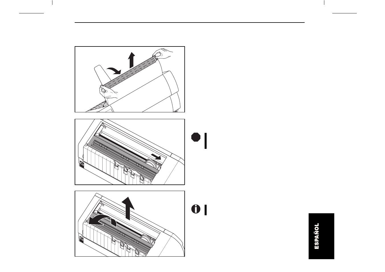 Cambiar el cartucho de cinta | Dascom T2150 Quick Start Guide User Manual | Page 117 / 134