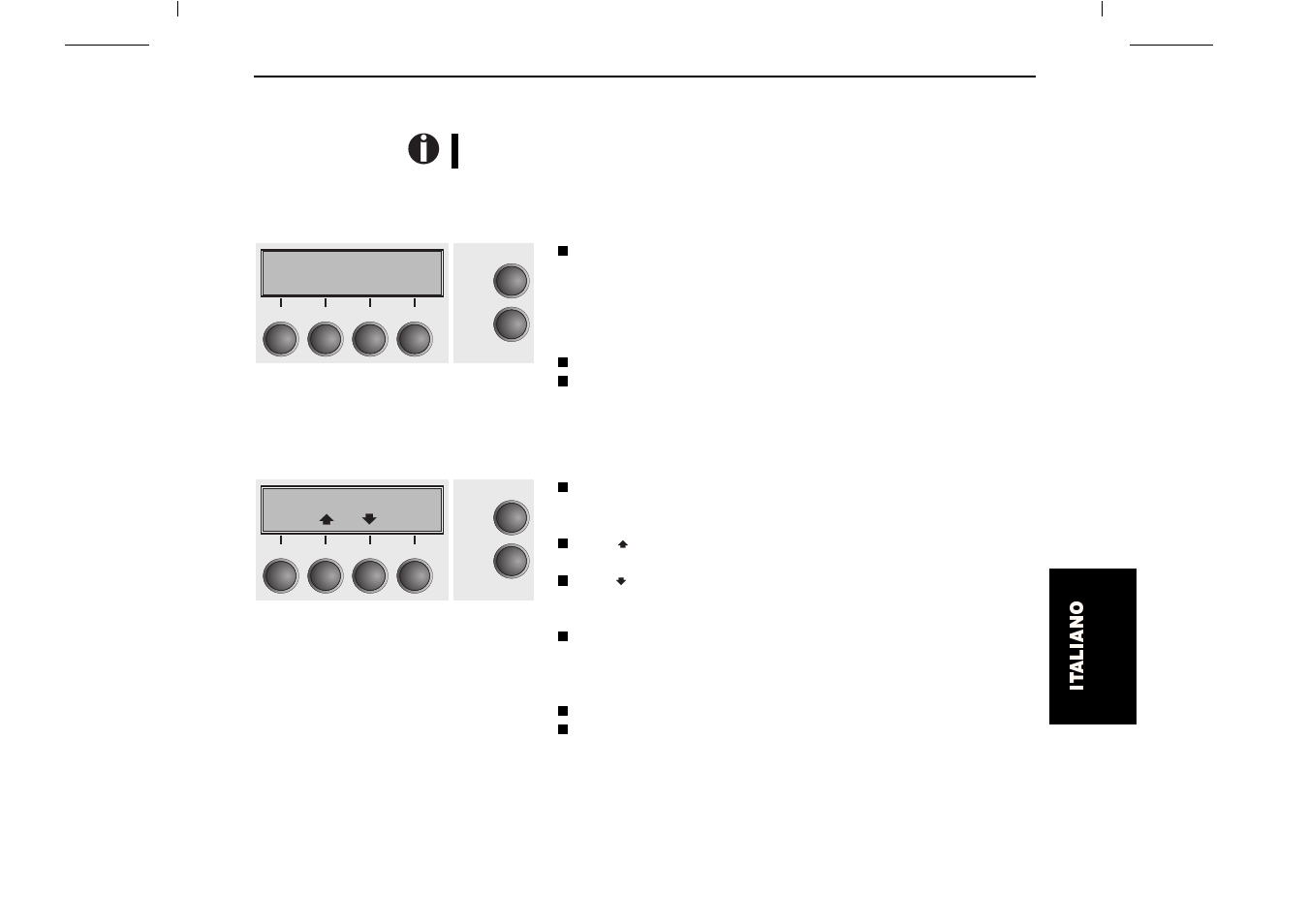 Pannello comandi | Dascom T2150 Quick Start Guide User Manual | Page 89 / 134